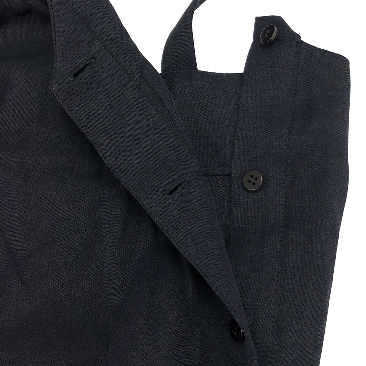 Edition / Edition Tomorrowland | 2024 秋冬 | 醋酸纖維斜紋圍裙上衣 | F 碼 | 黑色 | 女款