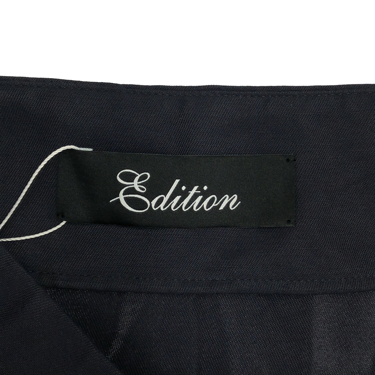 Edition / Edition Tomorrowland | 2024 秋冬 | 醋酸纖維斜紋圍裙上衣 | F 碼 | 黑色 | 女款