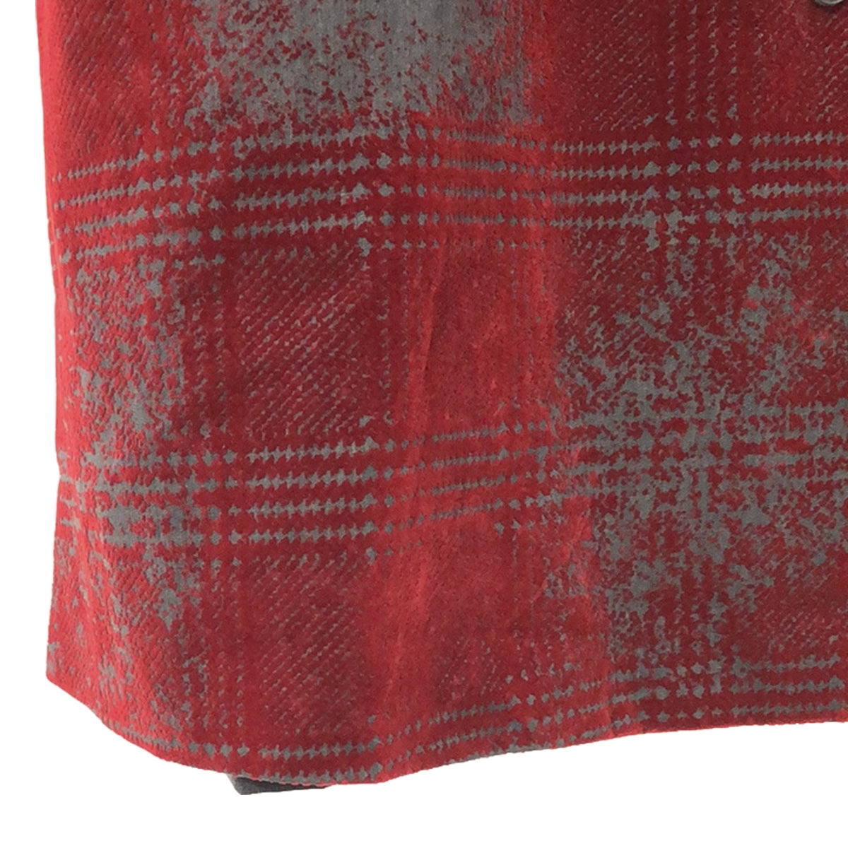 [狀況良好] MIDIUMISOLID |開衩無領大衣 / 全襯裡 |灰色 |女性的