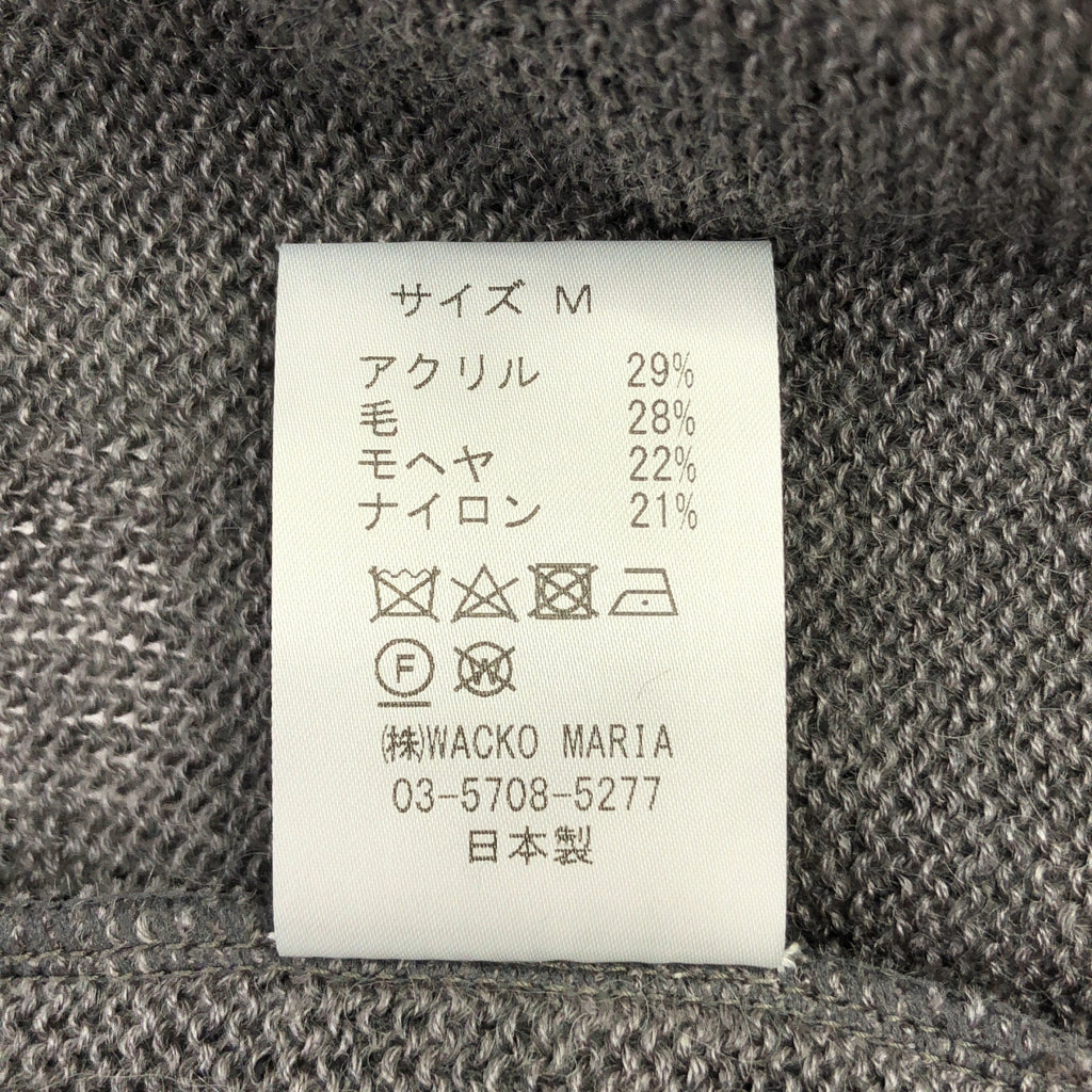 WACKO MARIA | 2023秋冬系列 | 馬海毛針織衫 | M碼 | 男士