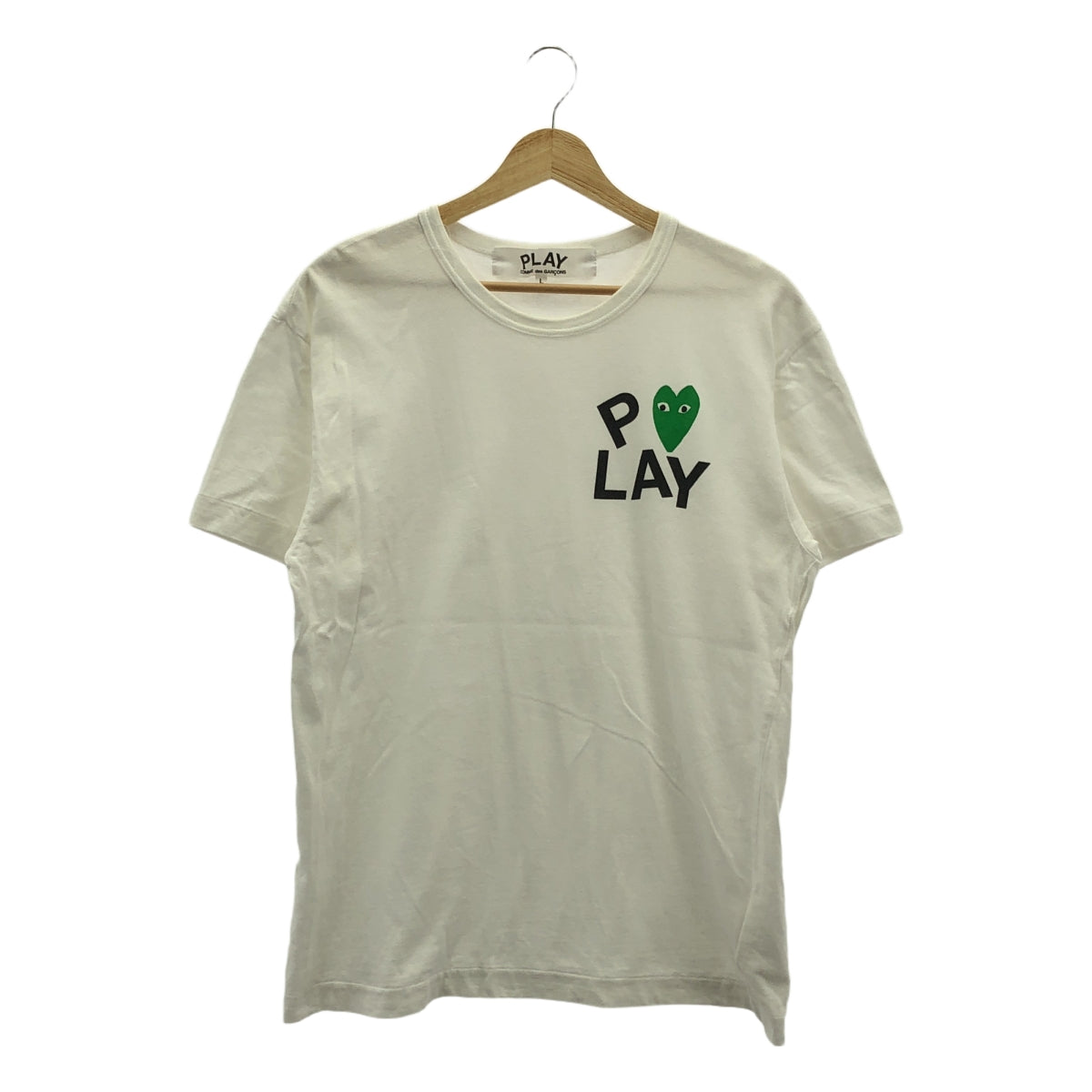 PLAY COMME des GARCONS | Heart logo print crew neck T-shirt | L | Men's