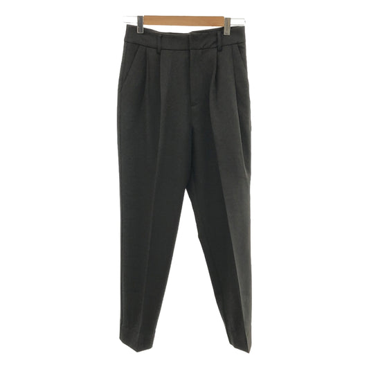 [Good Condition] nairo / Nairo | Center Pleated Tapered Pants | M | Black | Women's