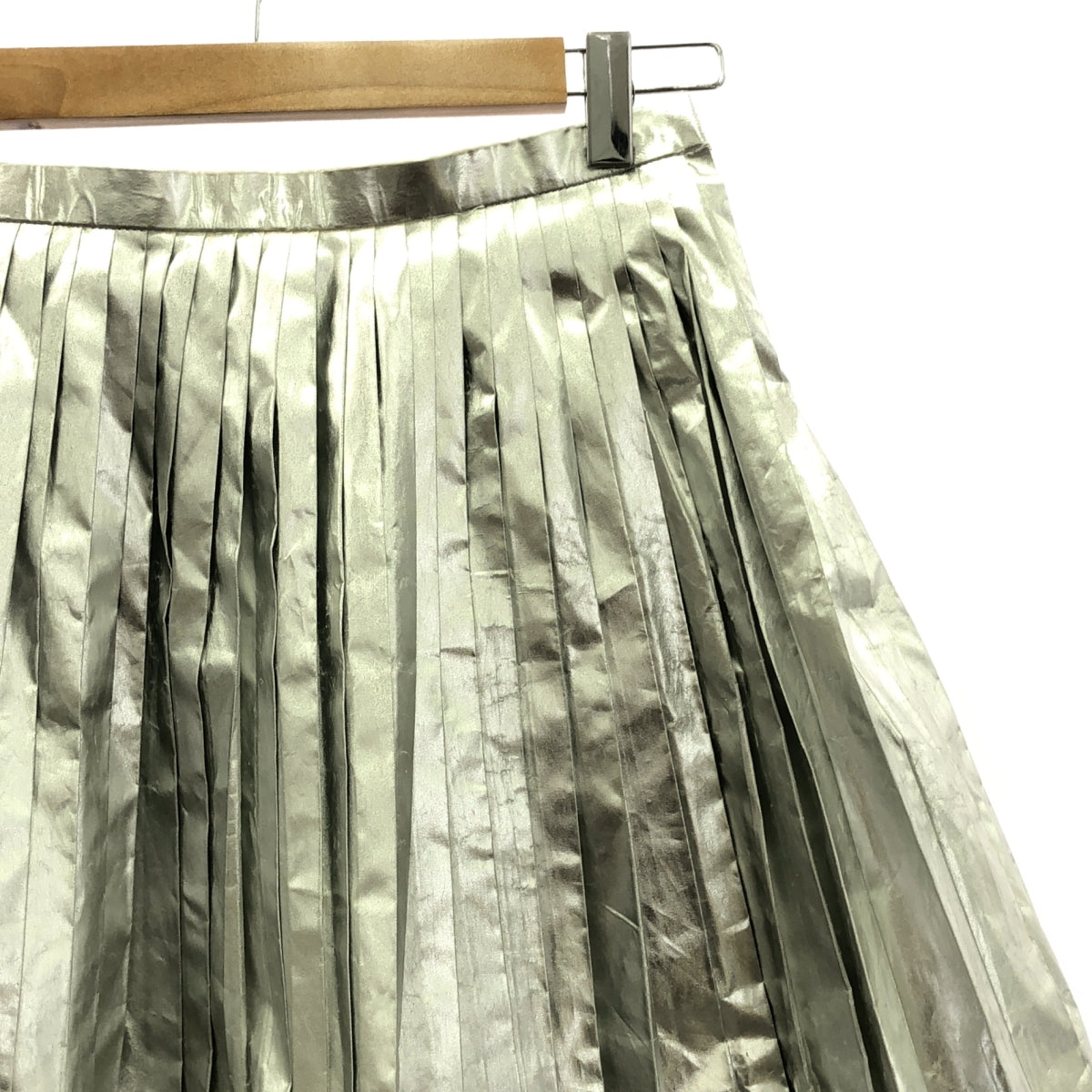 TARO HORIUCHI | Metallic pleated skirt | 2 | Women's – KLD