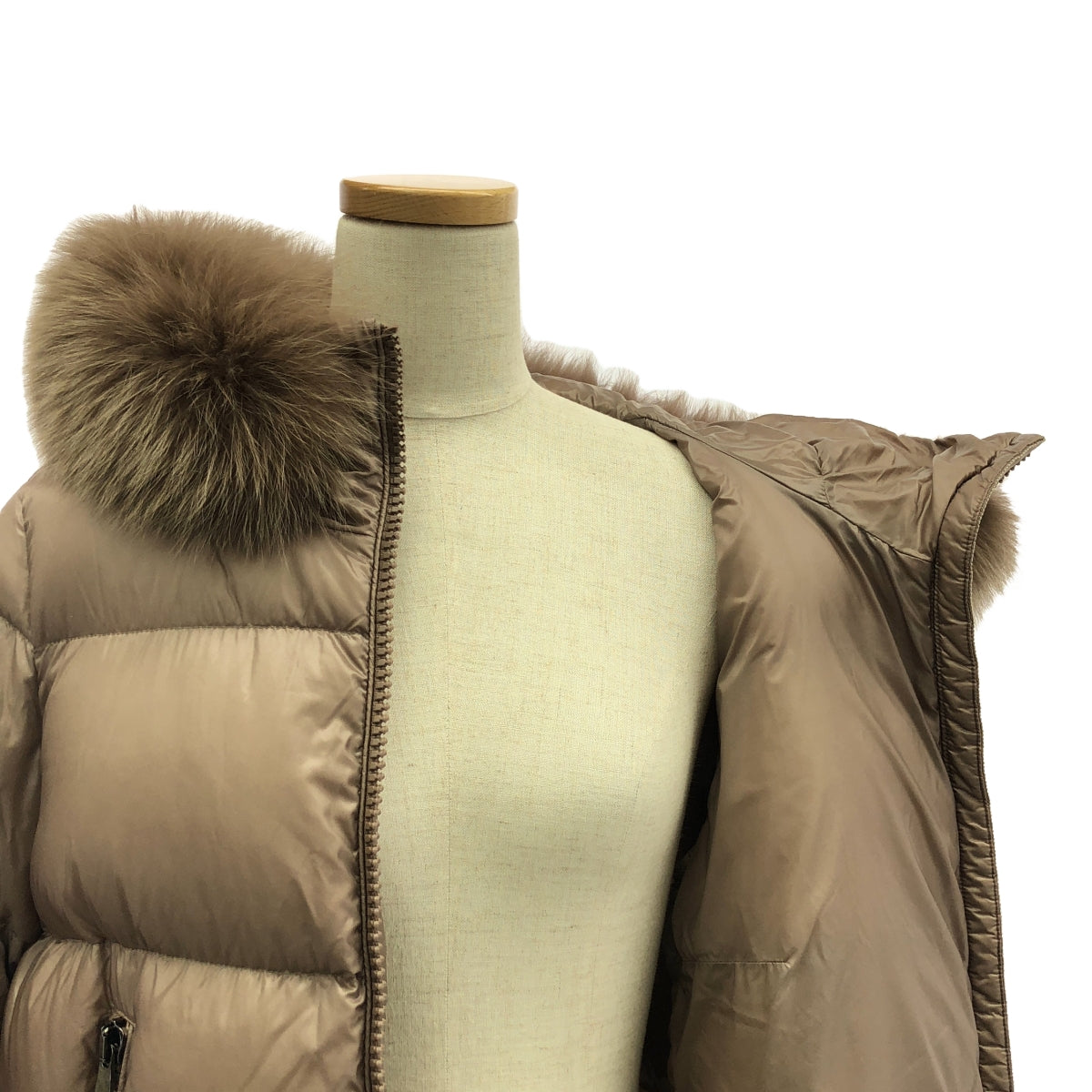 [Good Condition] MONCLER | SERIFUR Hooded Down Jacket | 1 | Beige | Women's