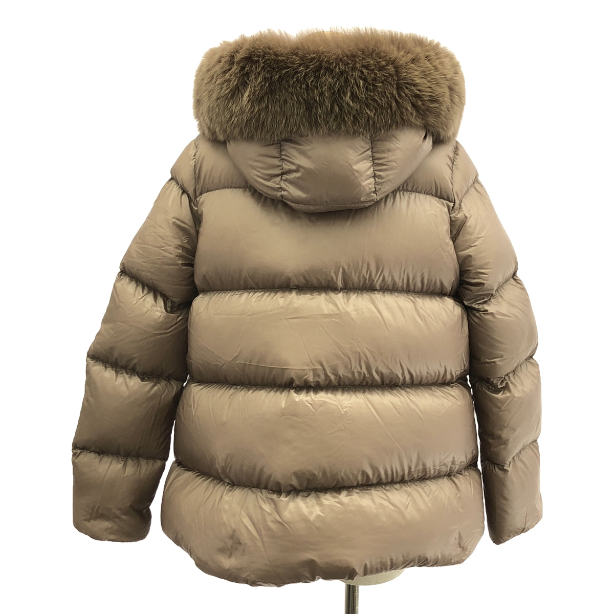 【미품】 MONCLER / 몽클레일 | SERIFUR 대사 후드 다운 재킷 | 1 | 베이지 계 | 여성