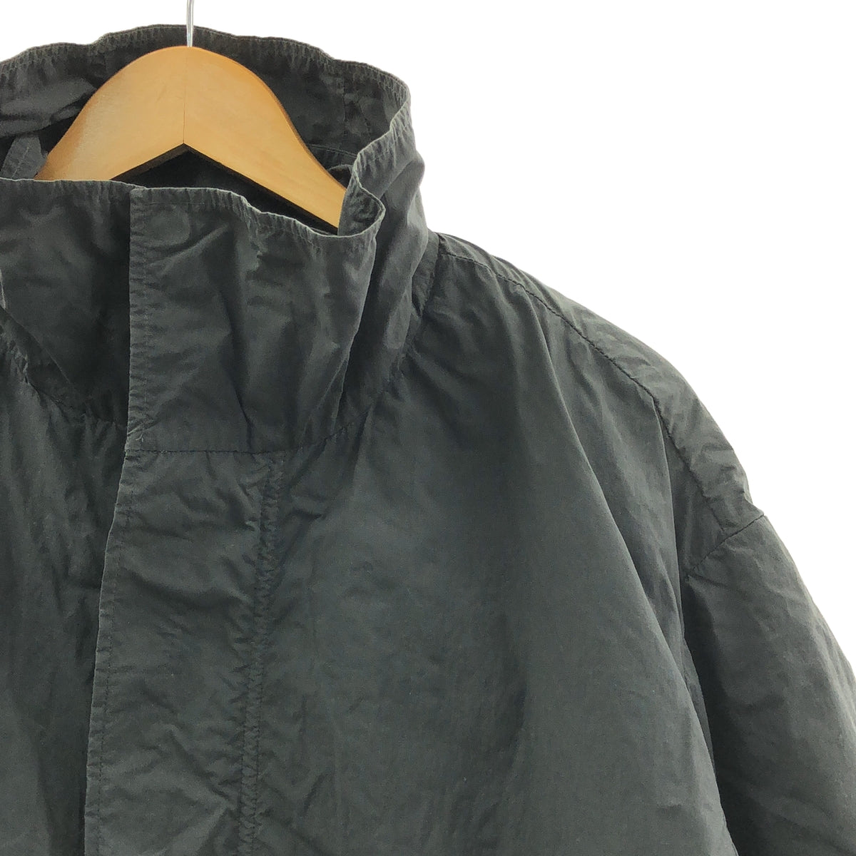 エディフィス エイトン エアーウェザー ショートモッズコート グレー サイズ6 エディフィス エイトン エアーウェザー ショートモッズコート グレー