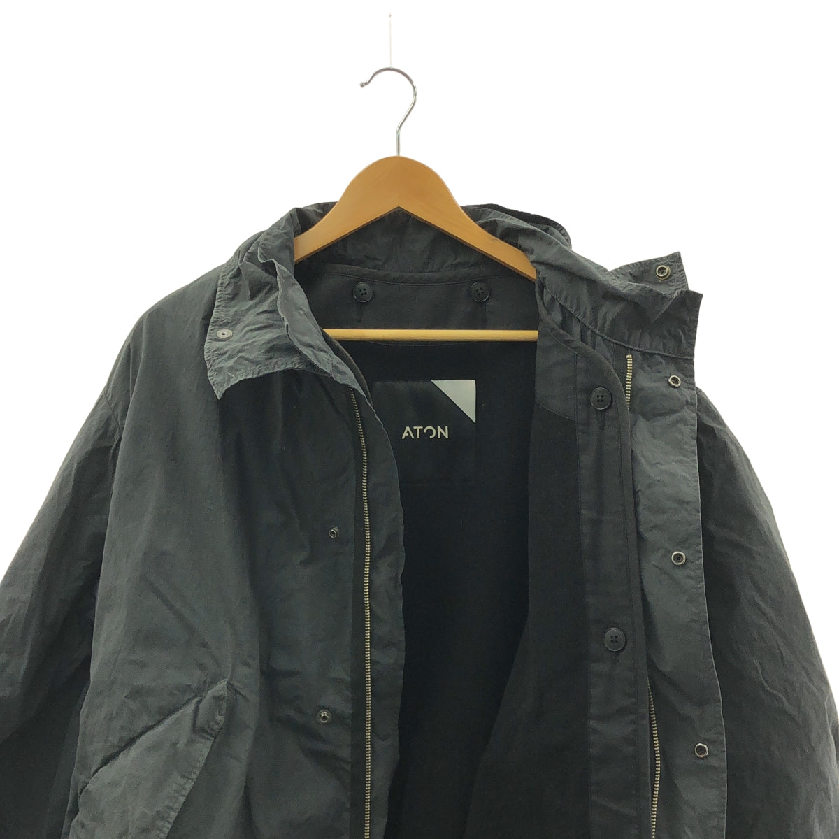 ATON / エイトン | Air Weather Short Mods Coat エアーウェザー