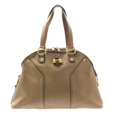 YVES SAINT LAURENT / イヴサンローラン | ミューズ レザー トートバッグ |