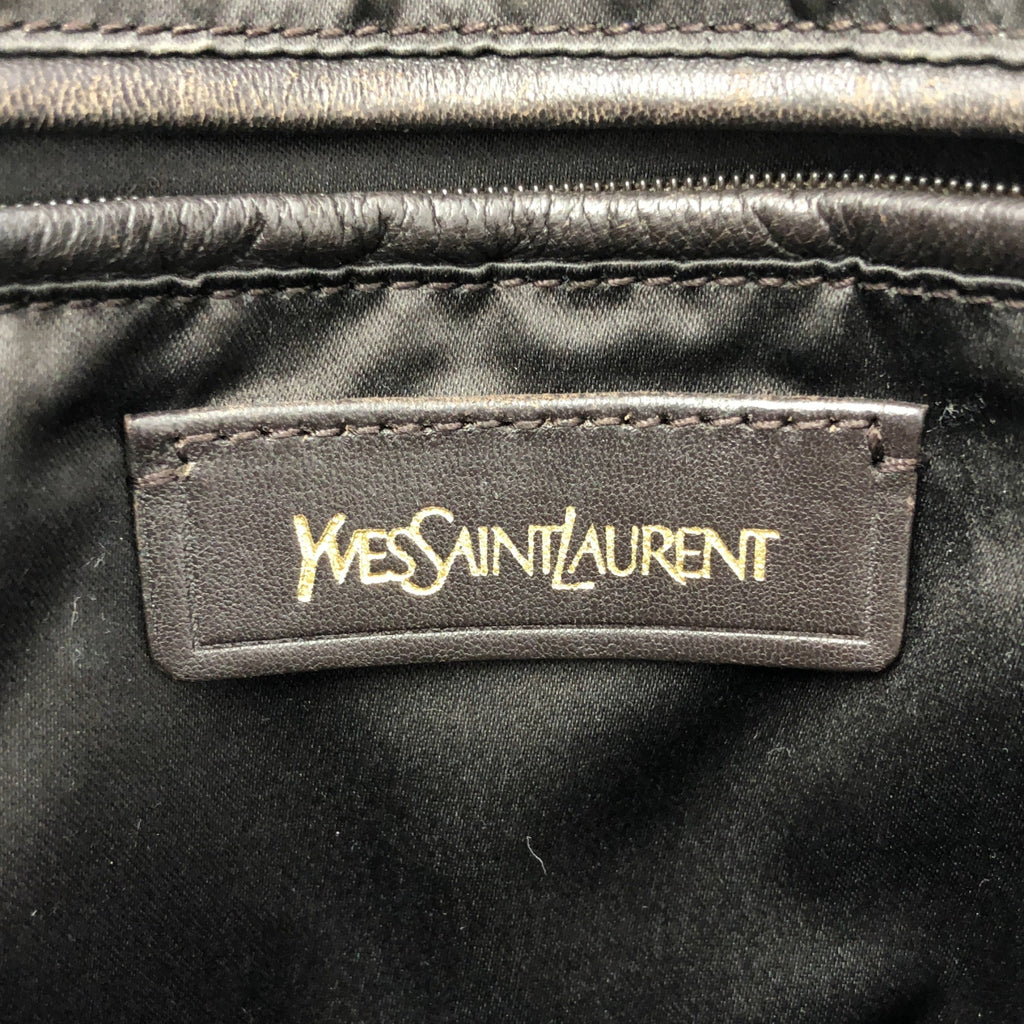 YVES SAINT LAURENT / イヴサンローラン | ミューズ レザー トートバッグ |