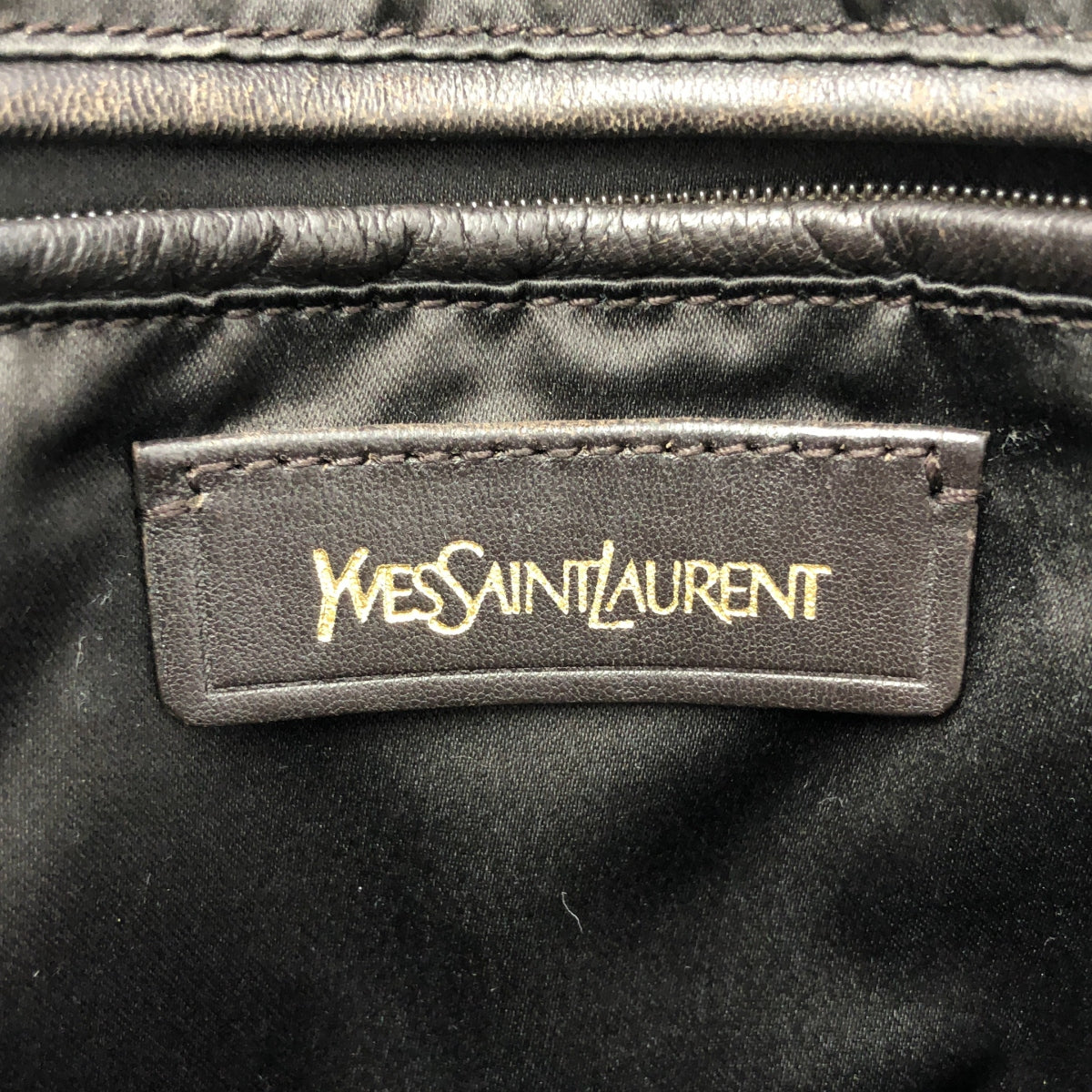 YVES SAINT LAURENT / イヴサンローラン | ミューズ レザー トートバッグ |