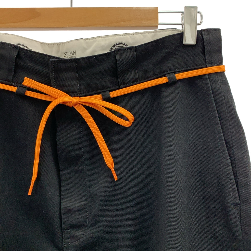 SEDAN ALL-PURPOSE / セダン オールパーパス | 2024AW | ×Dickies / Ventilation Double Knee Work Pant ベンチレーション ワークパンツ | L | ブラック | メンズ