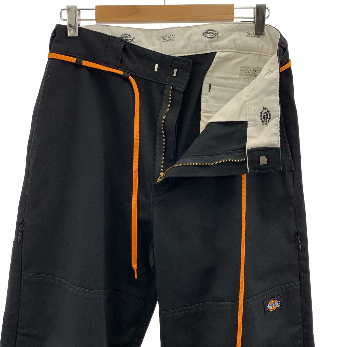 SEDAN ALL-PURPOSE / セダン オールパーパス | 2024AW | ×Dickies / Ventilation Double Knee Work Pant ベンチレーション ワークパンツ | L | ブラック | メンズ