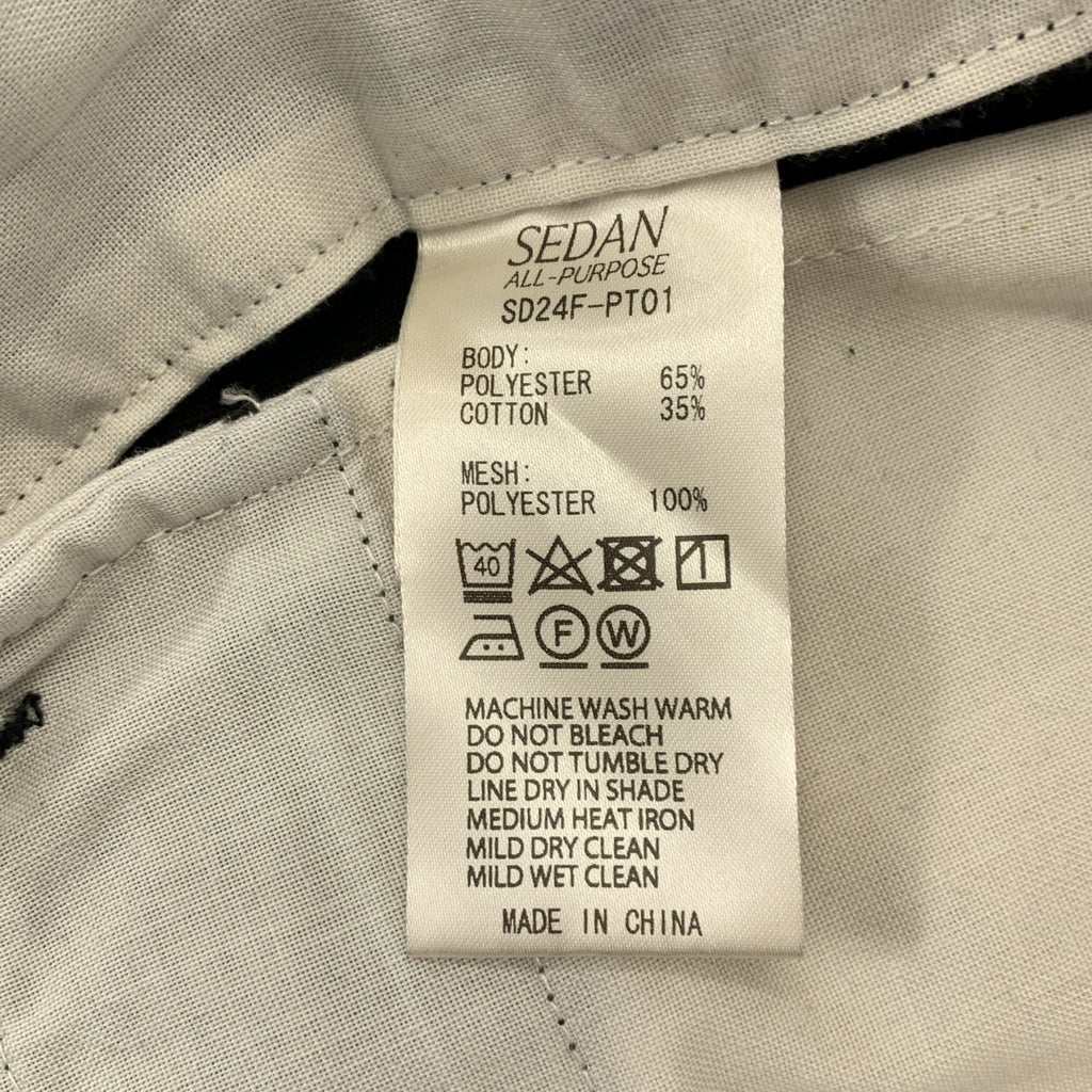 SEDAN ALL-PURPOSE / セダン オールパーパス | 2024AW | ×Dickies / Ventilation Double Knee Work Pant ベンチレーション ワークパンツ | L | ブラック | メンズ