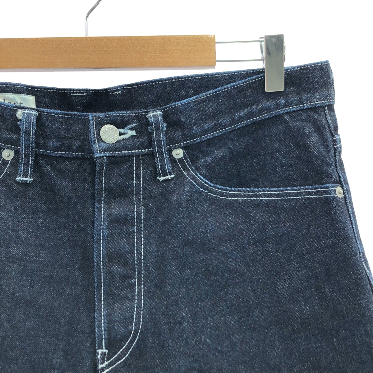 FENDART | 鑲邊寬牛仔褲 | 41 1/2 | 靛藍 | 男款