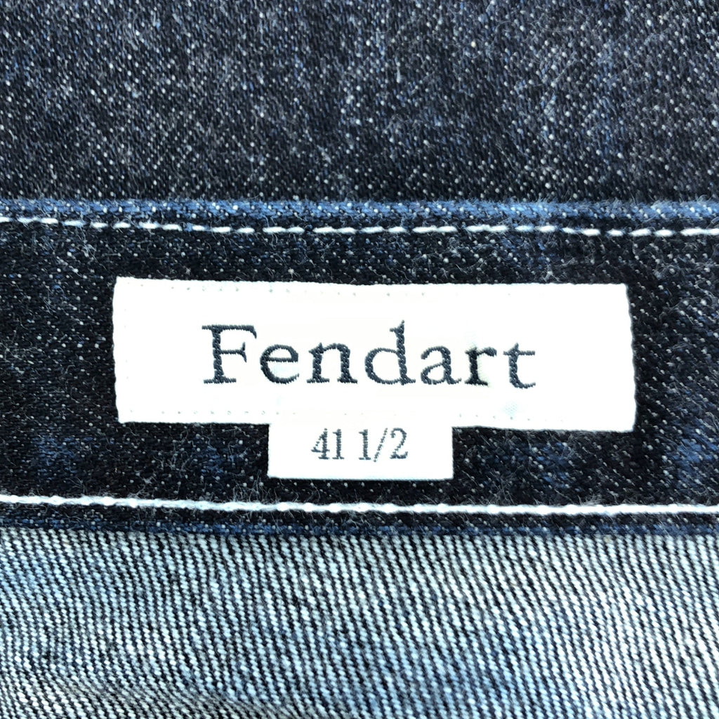 FENDART / フェンダール | セルビッチ ワイド デニムパンツ | 41 1/2 | インディゴ | メンズ