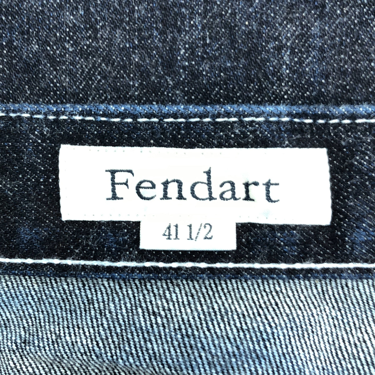 FENDART | 鑲邊寬牛仔褲 | 41 1/2 | 靛藍 | 男款