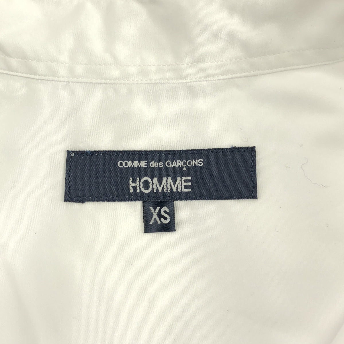 COMME des GARCONS HOMME / 콤데 갤슨 옴므 | 2025SS | 엠브로이드 로고 레귤러 컬러 셔츠 | XS | 남성