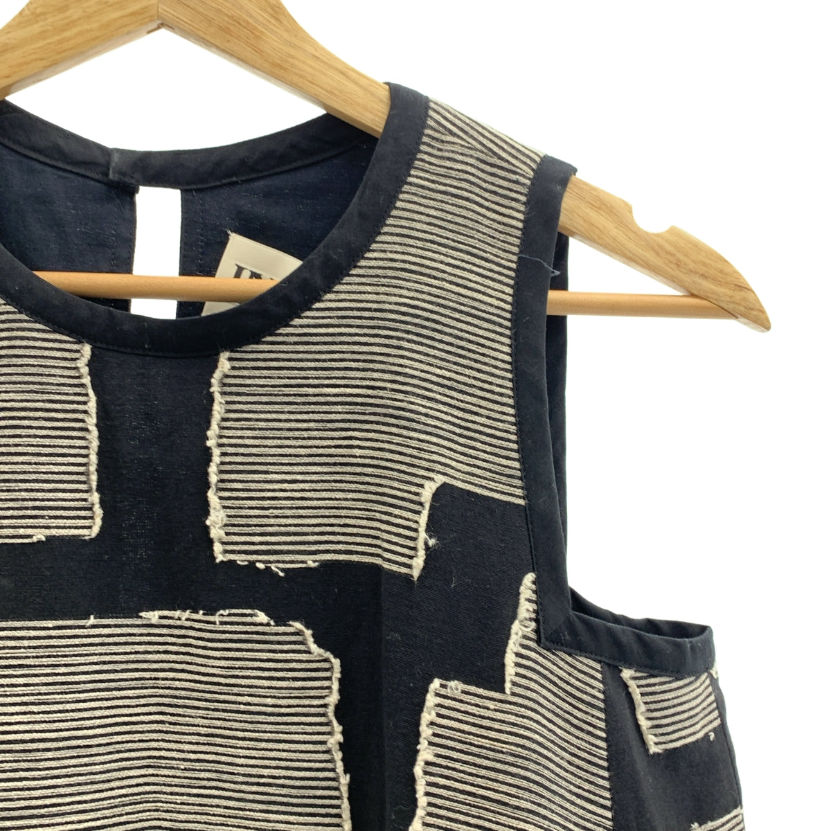 INSCRIRE / アンスクリア | cut jacquard flare dress ジャガード ノースリーブ ワンピース | 36 | レディース