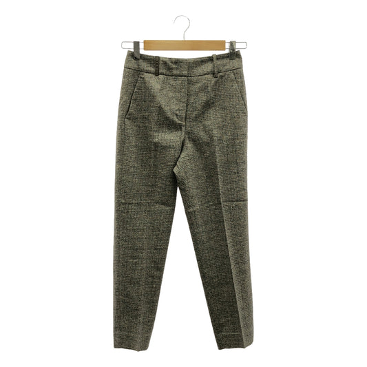 PESERICO | Wool tweed slacks pants | 38 | Gray | Women's