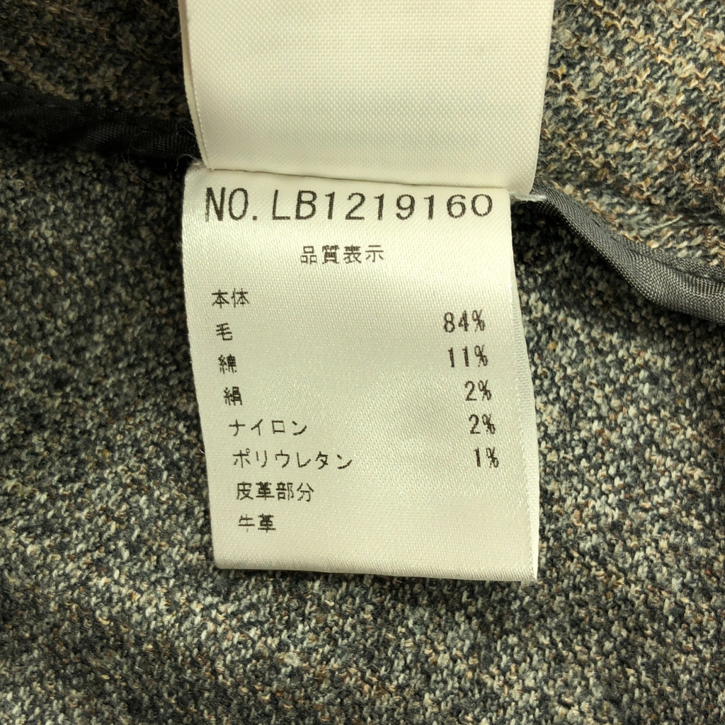 PESERICO / ペゼリコ | ウール ツイード スラックス パンツ | 38 | グレー系 | レディース