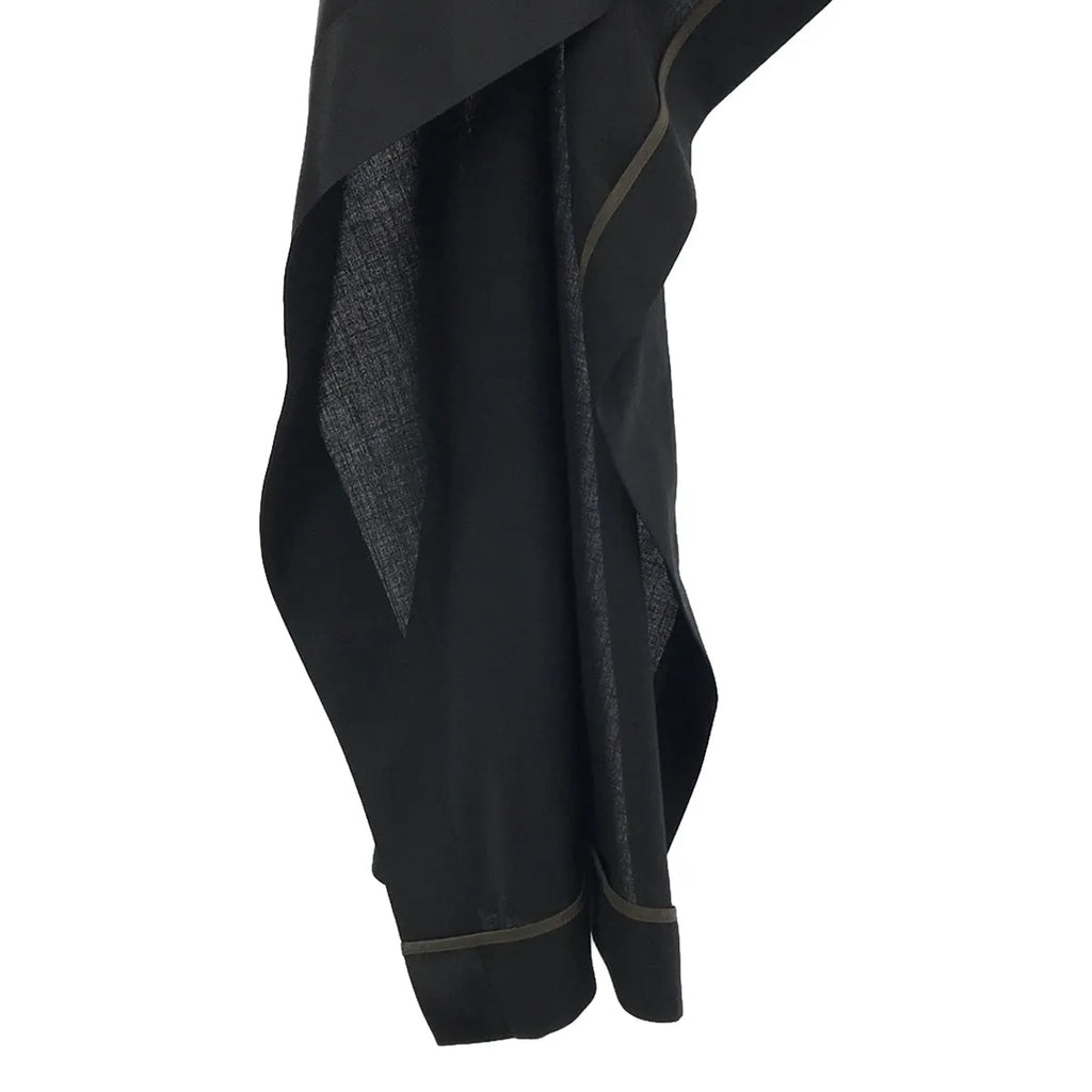 sacai / サカイ | 2023SS | MINI SKIRT WITH ASYMMETRICAL HEM スカート | 1 | ブラック | レディース