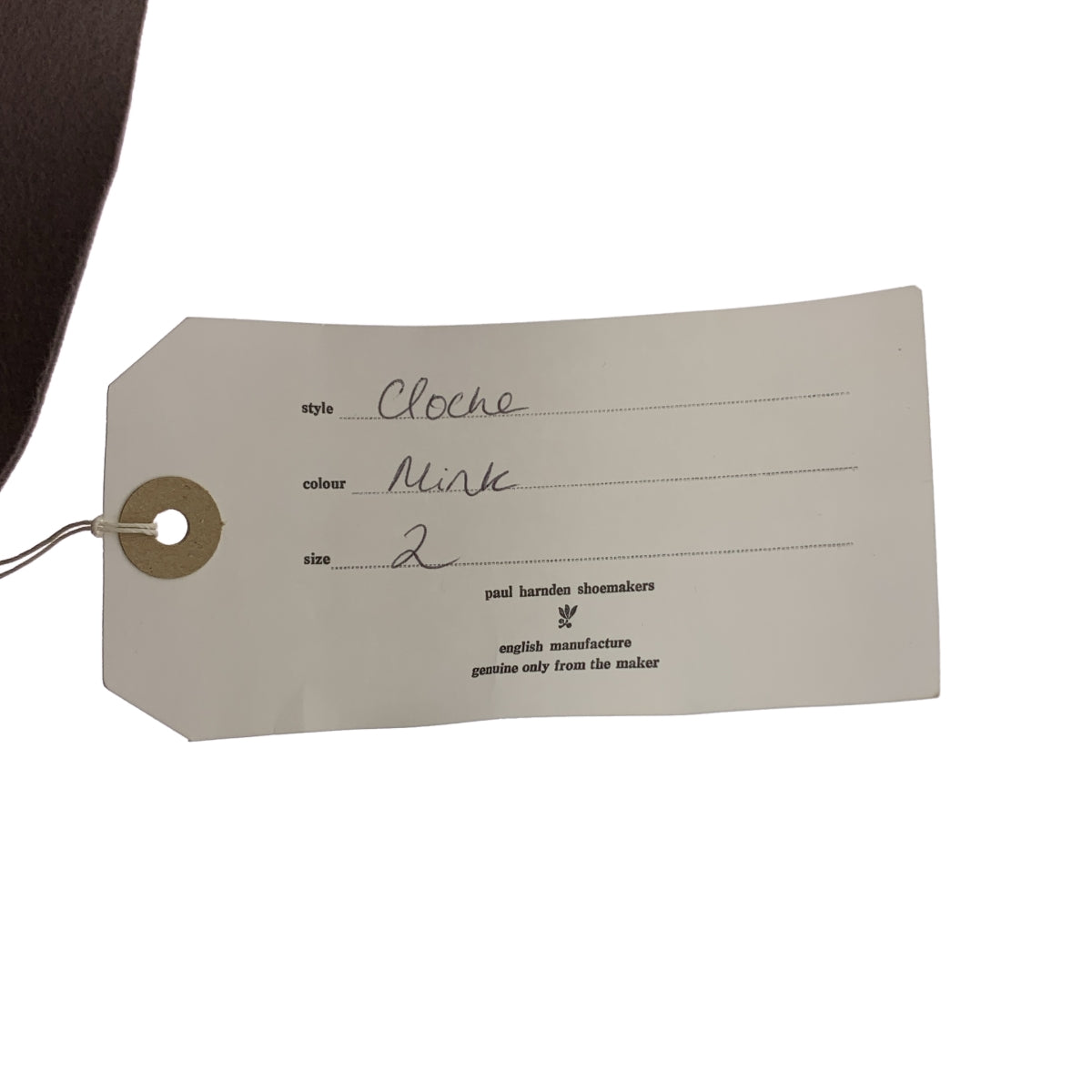 【美品】  Paul Harnden / ポールハーデン | Cloche hat / ウール ハット 帽子 | M | Mink | レディース