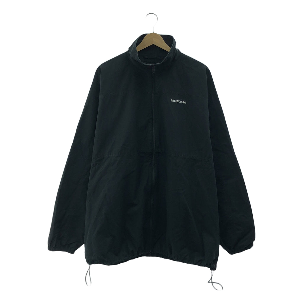 BALENCIAGA / バレンシアガ | 2019 | ロゴ オーバーサイズ ブルゾン ジャケット | 34 | ブラック | メンズ