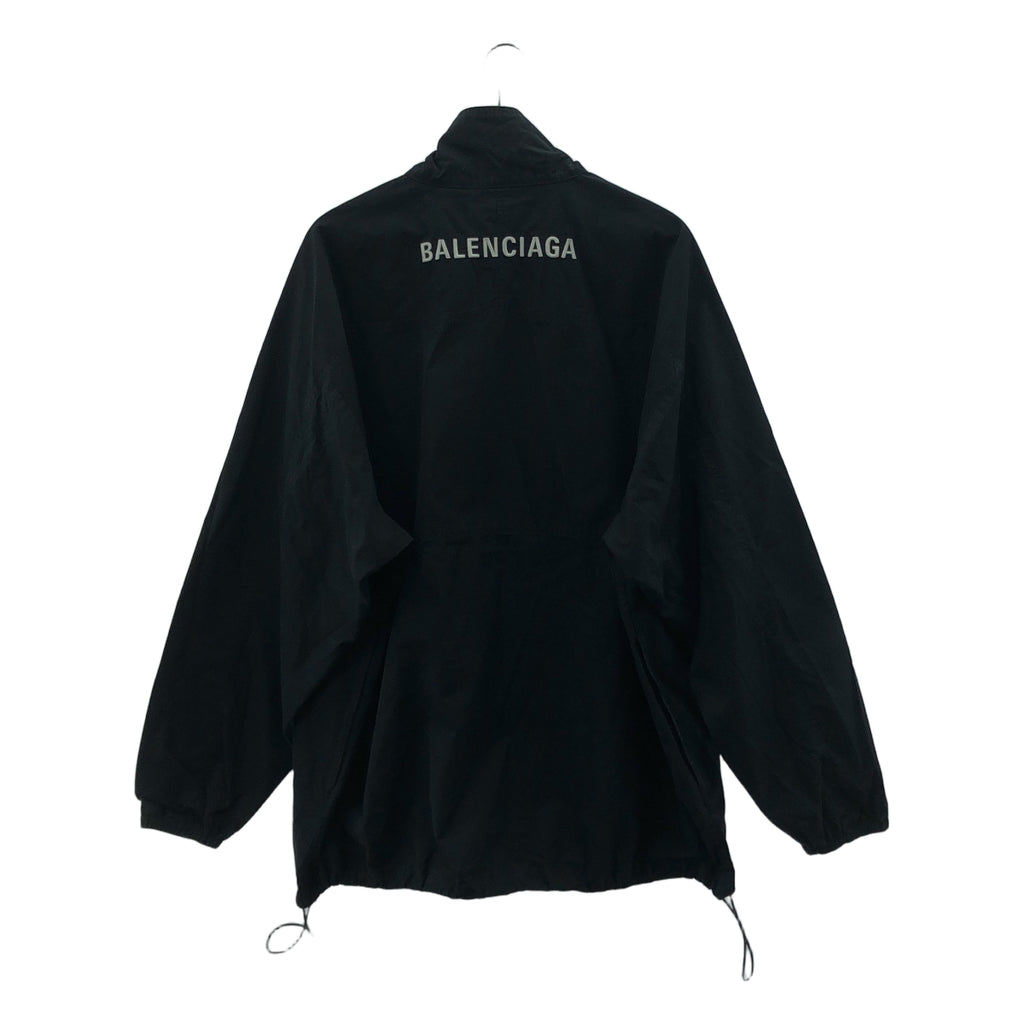 BALENCIAGA / バレンシアガ | 2019 | ロゴ オーバーサイズ ブルゾン ジャケット | 34 | ブラック | メンズ