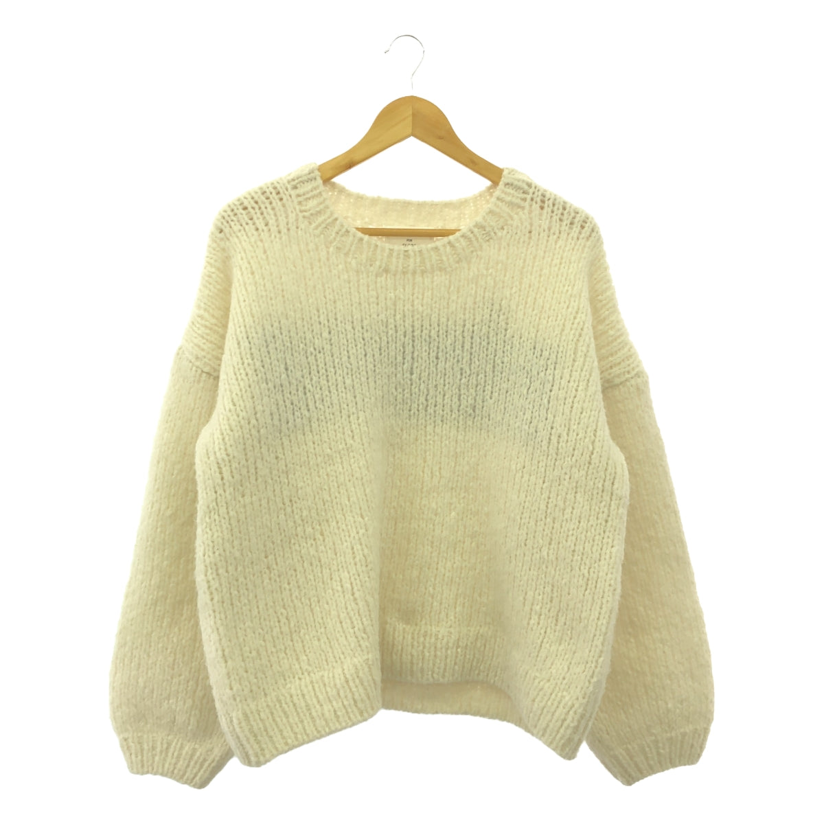 SLOBE IENA / スローブイエナ | 2024AW | +81BRANCA 別注 ペルーニット | F | ホワイト | レディース