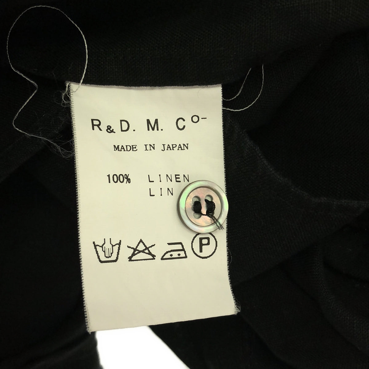 R&D.M.Co / オールドマンズテーラー | リネン フラワースカラップスモックブラウス シャツ |