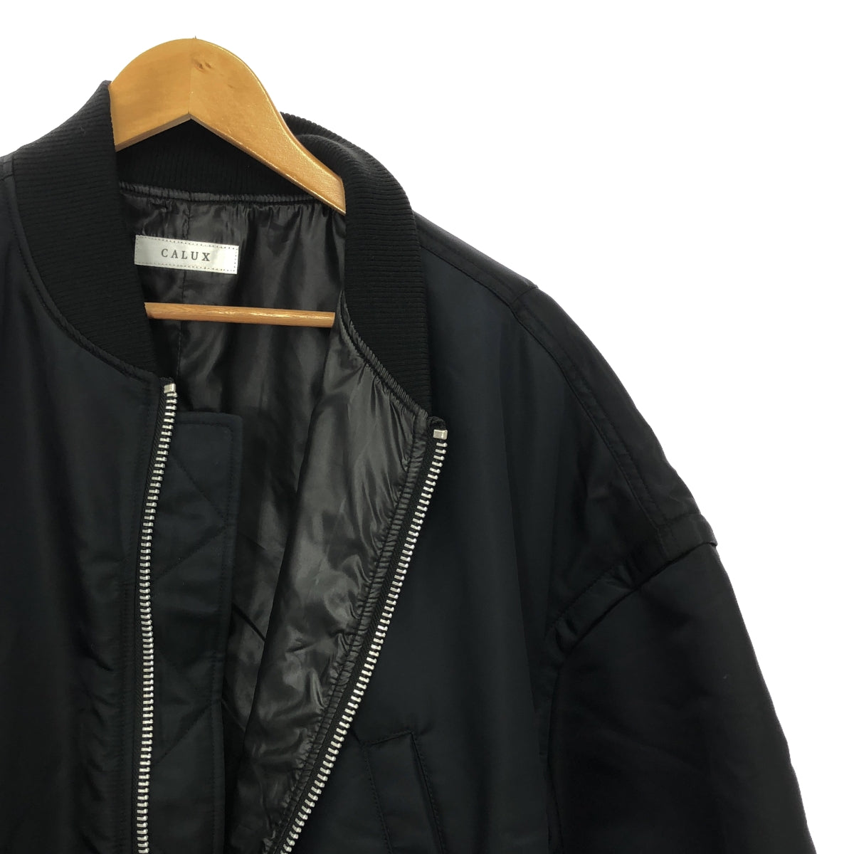 [Good Condition] CALUX / Carax | 2023AW | Deuxieme Classe Special Order 2Way SHORT BOMBER JACKET | F | Black | Women's