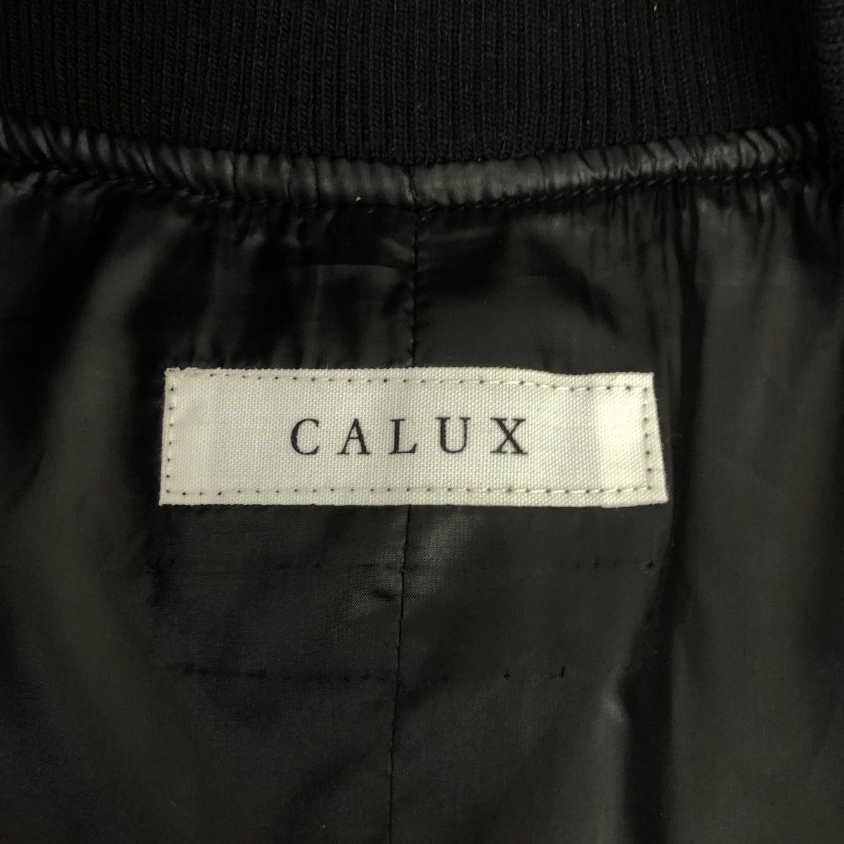 [Good Condition] CALUX / Carax | 2023AW | Deuxieme Classe Special Order 2Way SHORT BOMBER JACKET | F | Black | Women's