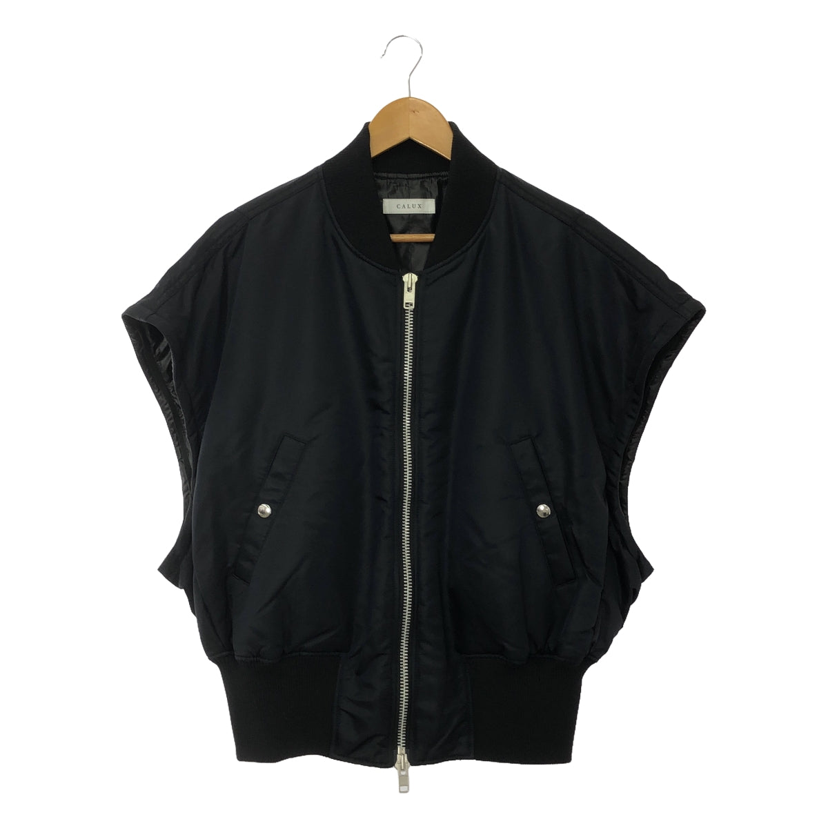 [Good Condition] CALUX / Carax | 2023AW | Deuxieme Classe Special Order 2Way SHORT BOMBER JACKET | F | Black | Women's