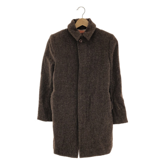 Umii 908 | Wool Balmacaan Coat | 1 | Brown | Women's