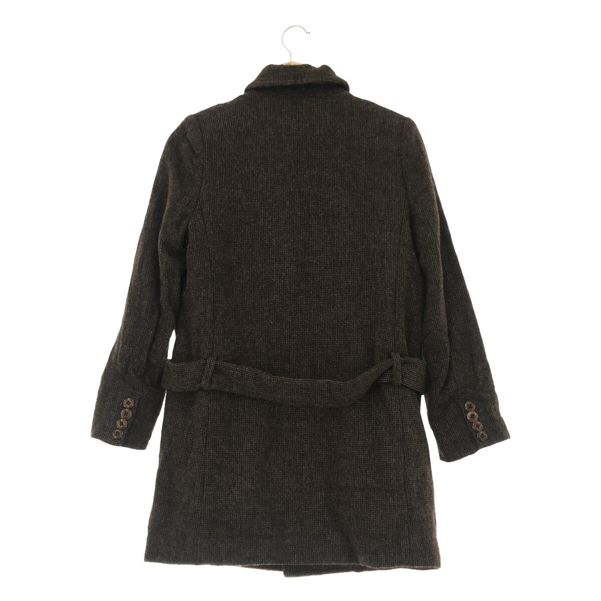 Umii 908 | Wool Balmacaan Coat | 1 | Brown | Women's