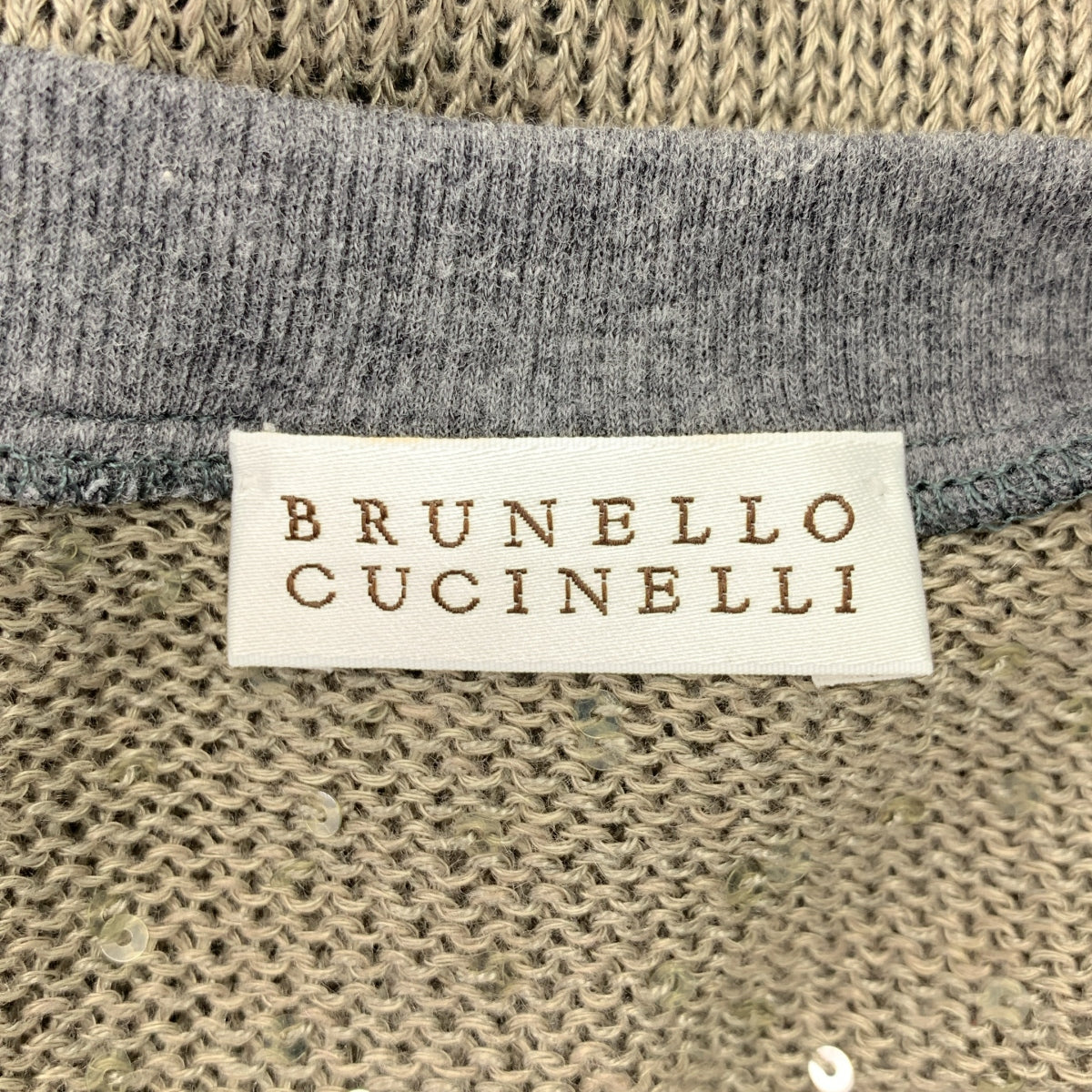 BRUNELLO CUCINELLI / ブルネロクチネリ | リネン シルク スパンコール