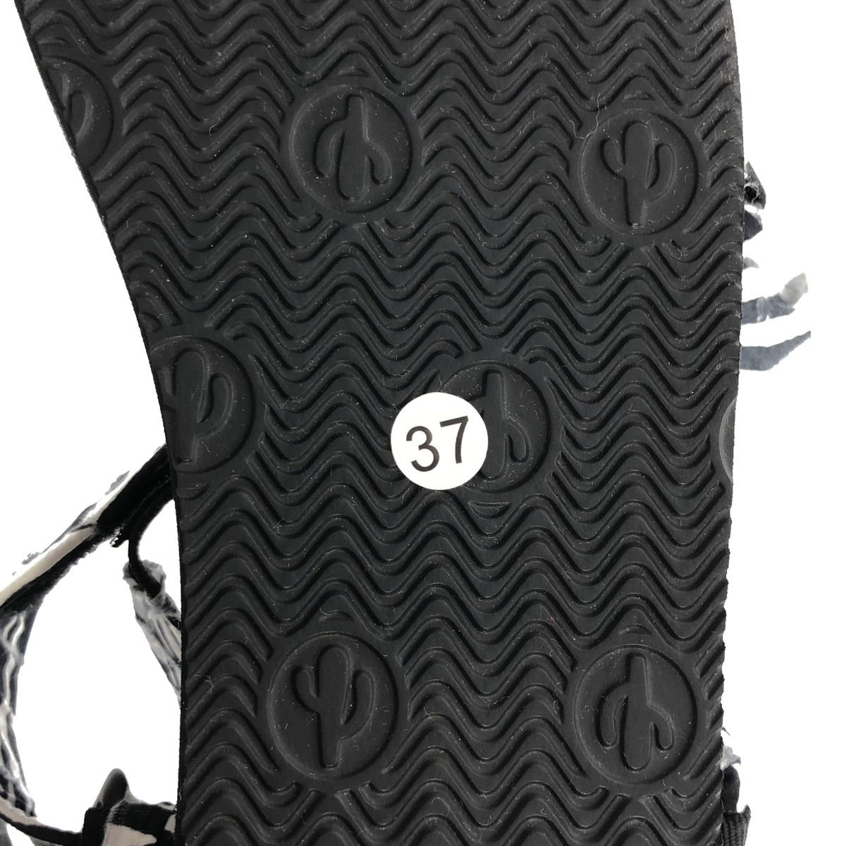 亞利桑那之愛 | 2021春夏 | Trekky 斑馬紋涼鞋 | 37 |黑色 x 白色 |女性的