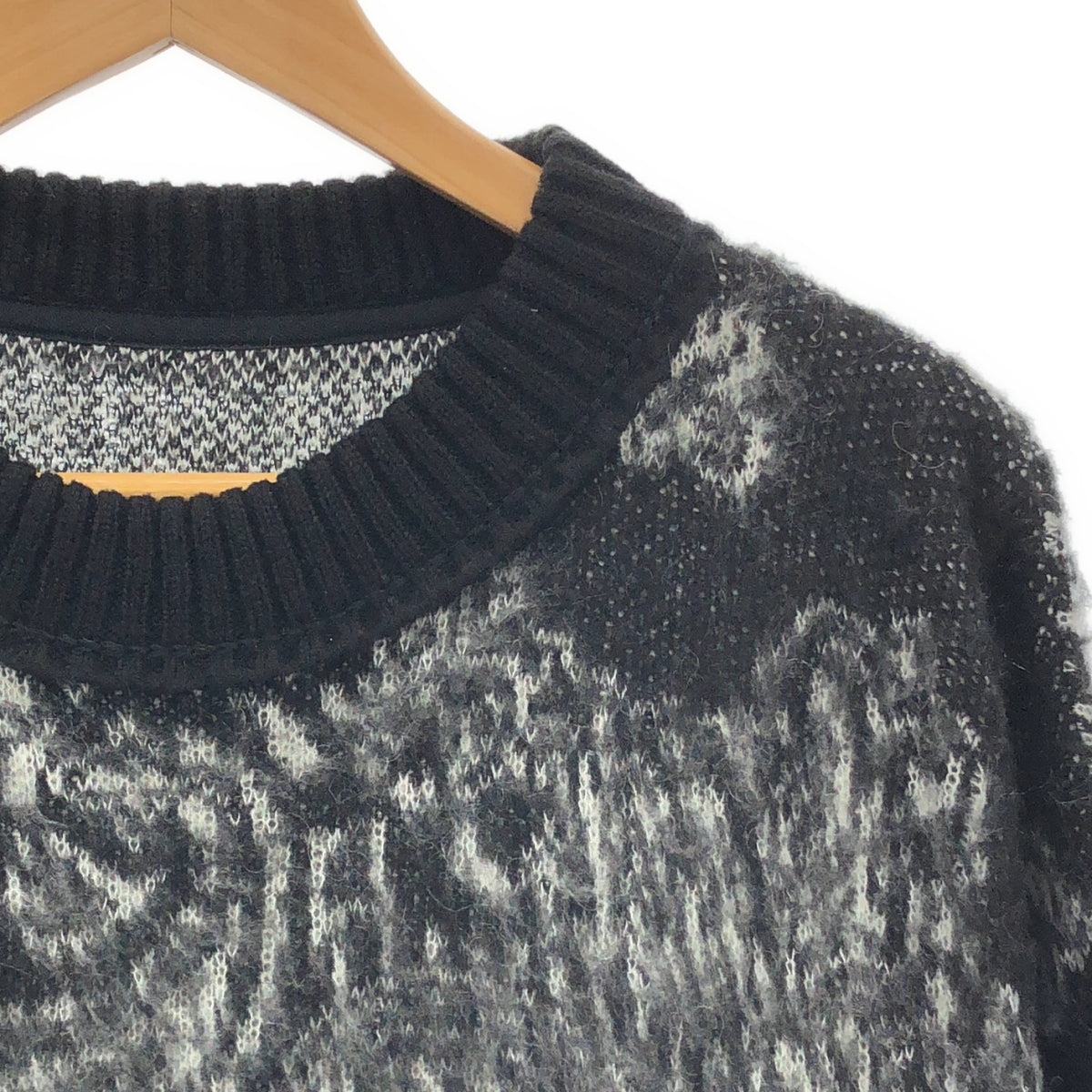 sacai / 사카이 | 2022AW | Bandana Jacquard Knit Pullover / 모헤야 자카드 니트 풀오버 | 4 | 남성