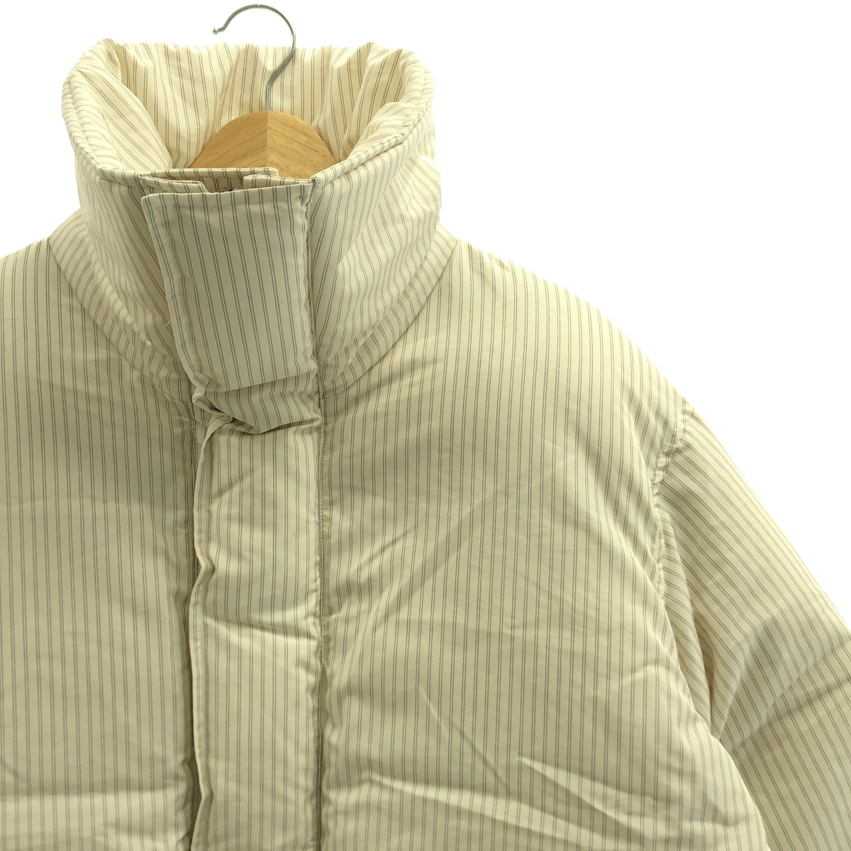 【신품】 AURALEE / 오라리 | × TEKLA / 테크라 STRIPE DOWN JACKET 스트라이프 다운 재킷 | 2 | SNOW STRIPES / 스노 스트라이프 | 남성