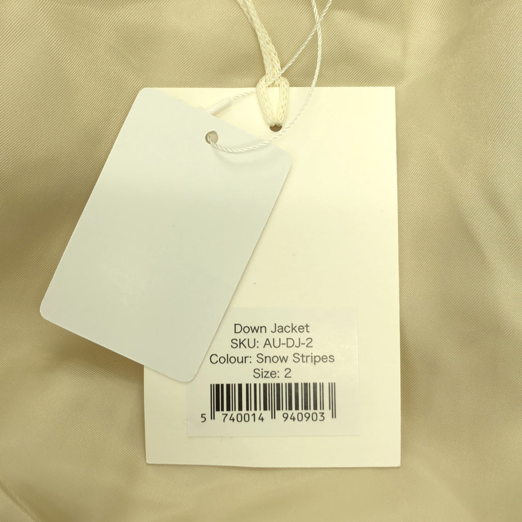 【新品】AURALEE x TEKLA 條紋羽絨外套 | 2 碼 | 雪條紋 | 男款