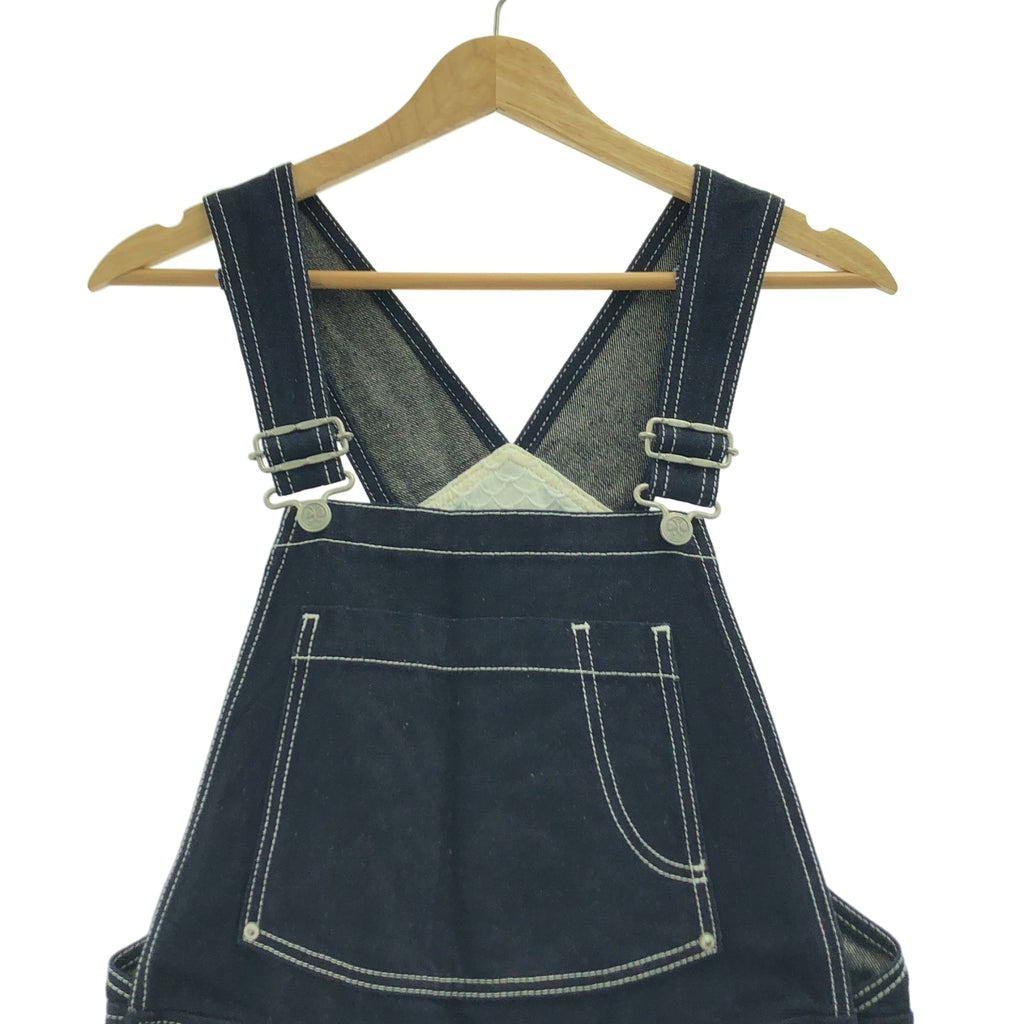 【미품】 mina perhonen / 미나페르호넨 | always / 오버올 데님 팬츠 | 36 | 인디고 | 여성