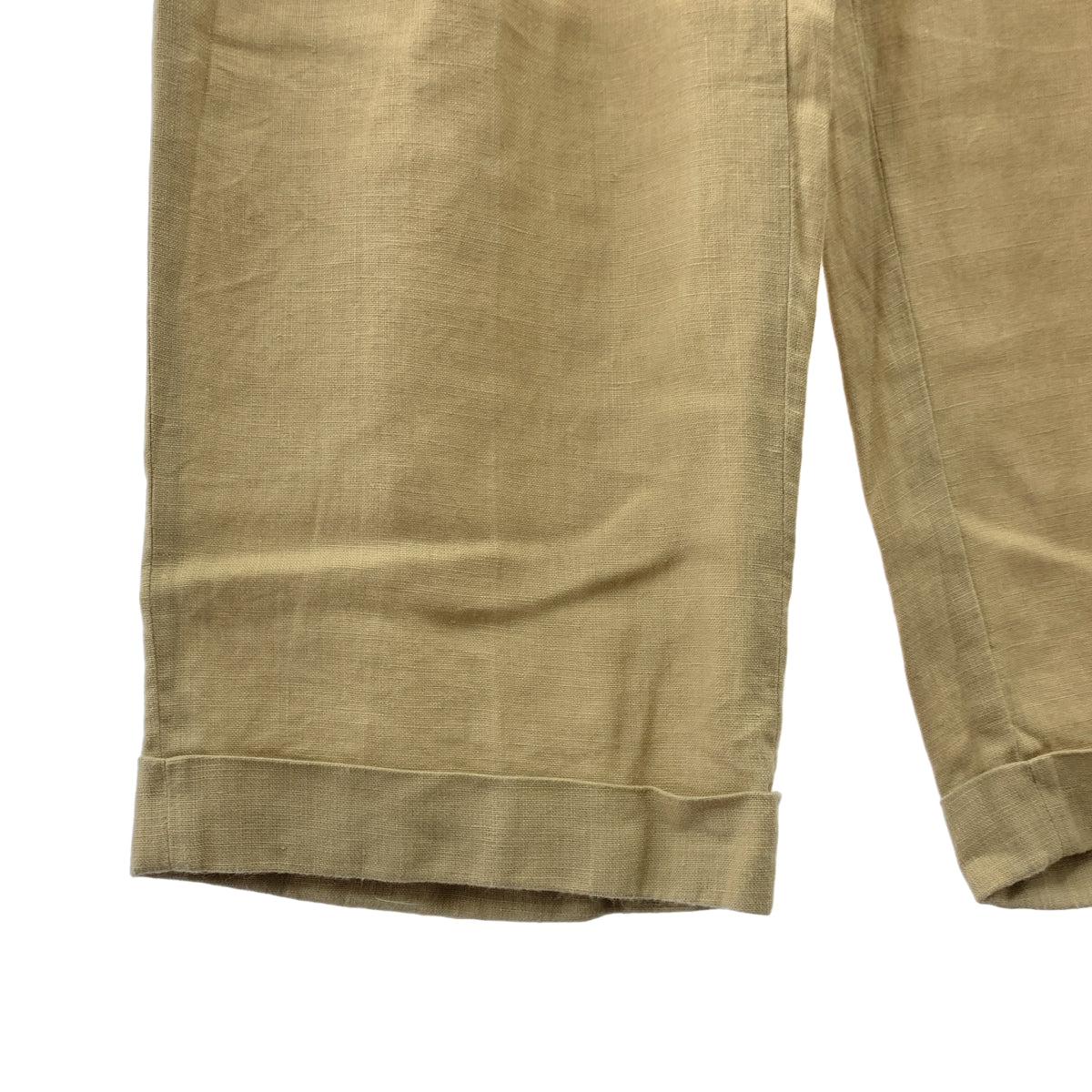 POLO RALPH LAUREN / 폴로랄프로렌 | 린넨 2 택 테이퍼드 슬랙스 팬츠 | M |
