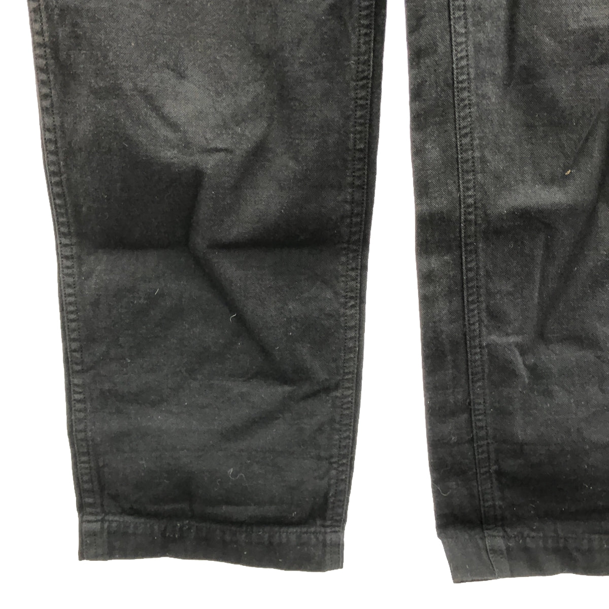 MARGARET HOWELL / マーガレットハウエル | FADED COTTON オーバーオール | 1 | ブラック | レディース