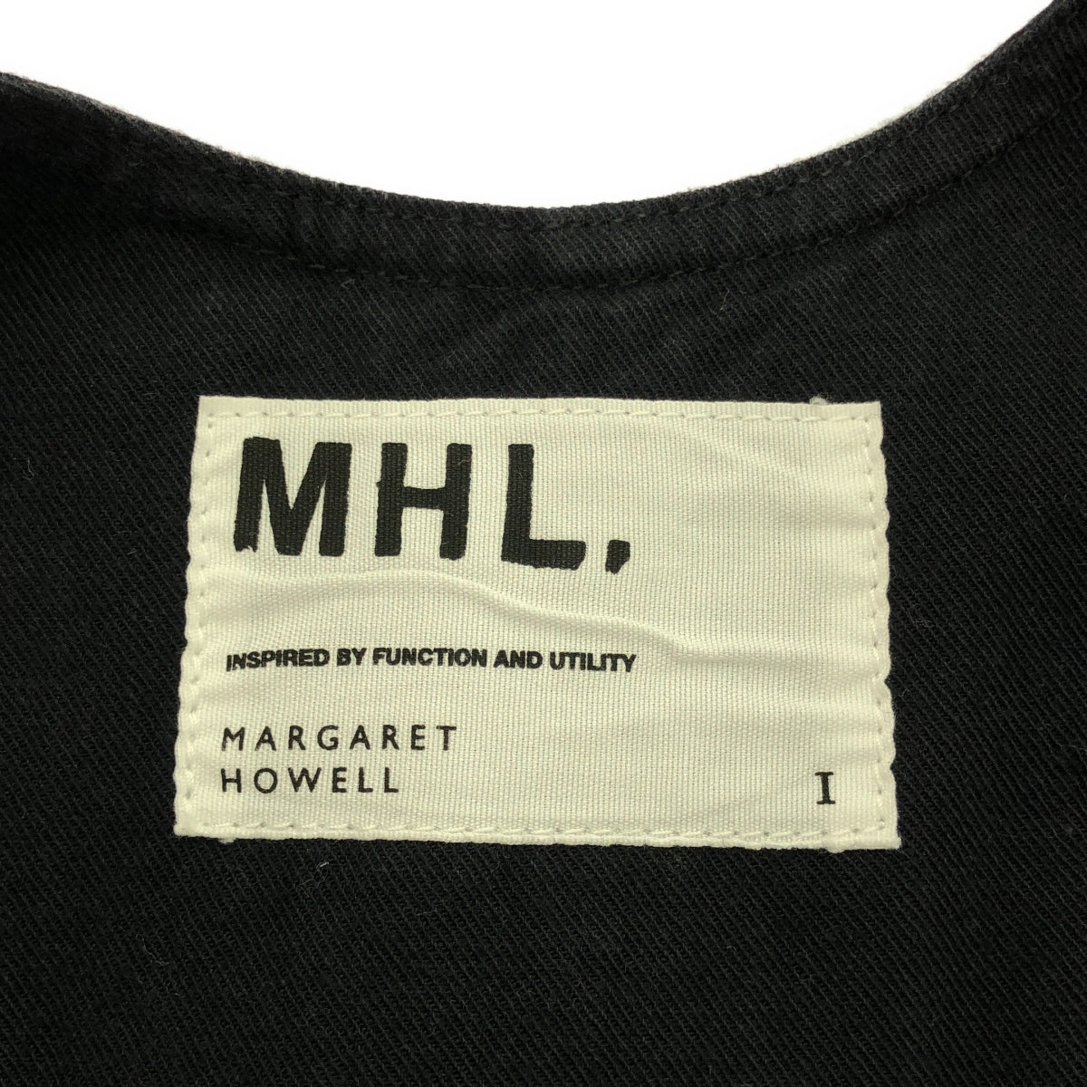 MARGARET HOWELL / 마가렛 하웰 | FADED COTTON 오버올 | 1 | 블랙 | 여성