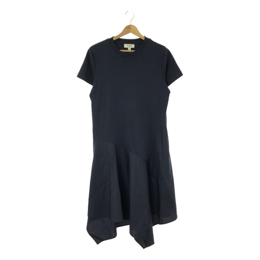 COS | Asymmetrical Pocket Dress | XS | Navy | Women's