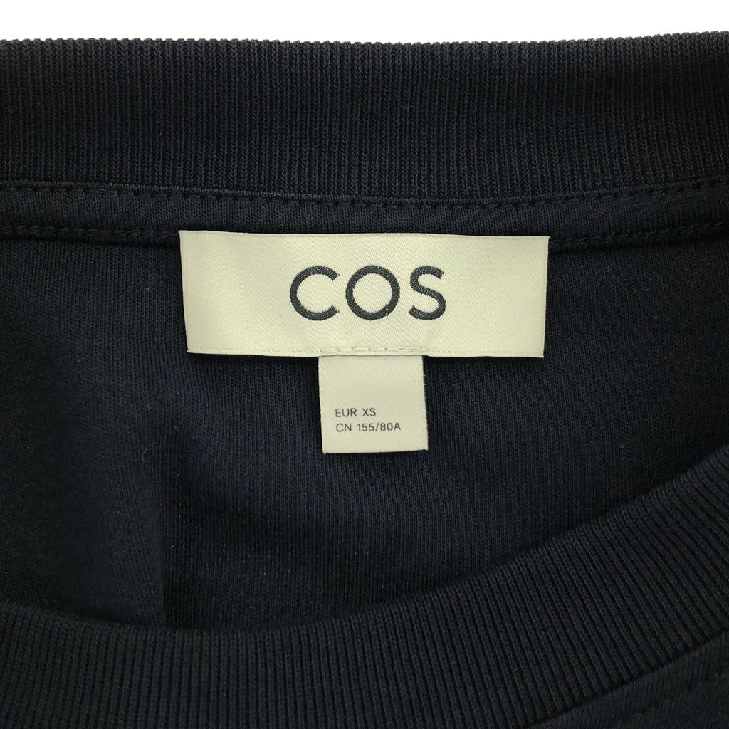 COS |不對稱口袋洋裝 | XS |海軍 |女性的