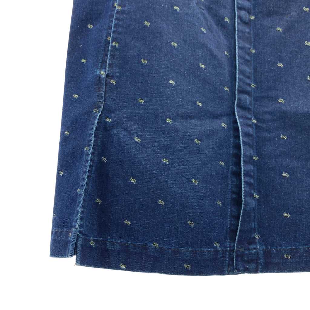 Tomorrowland MACPHEE | 牛仔閃光提花V領中長背心 | 36碼 | 女款