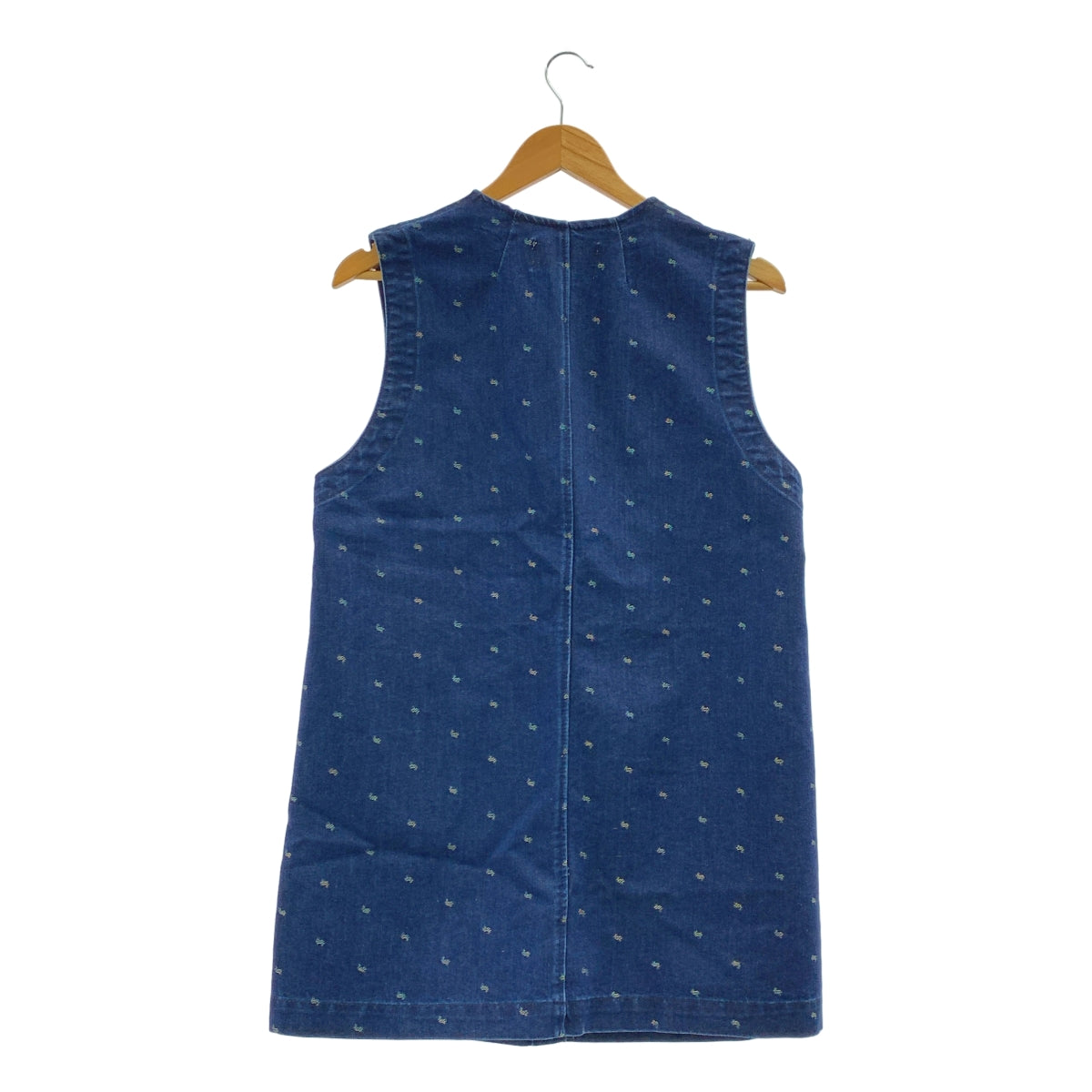 Tomorrowland MACPHEE | 牛仔閃光提花V領中長背心 | 36碼 | 女款