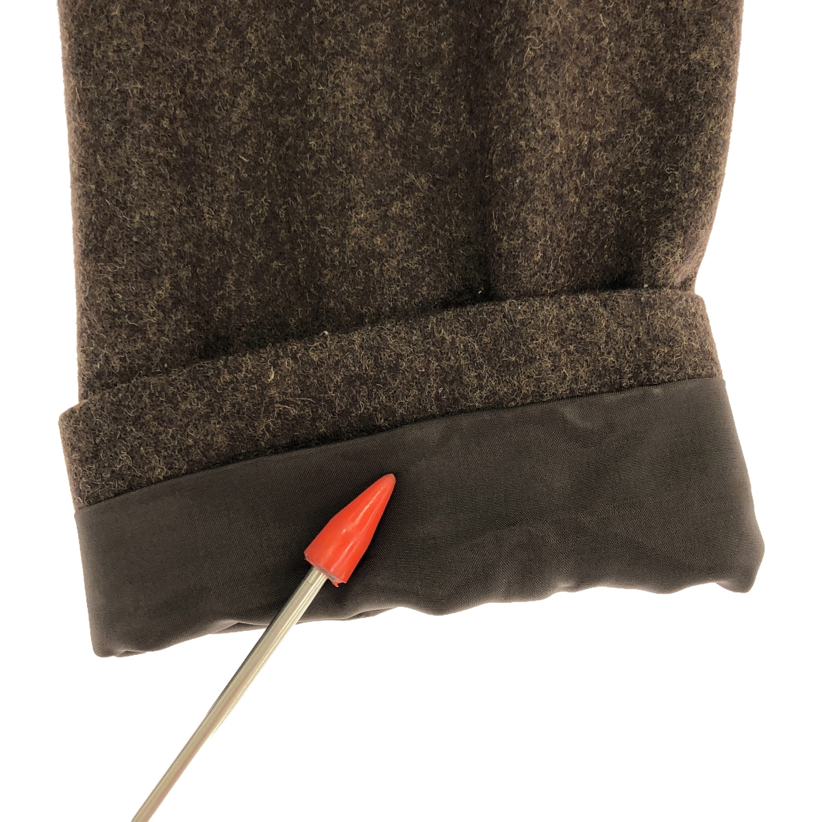 【美品】  atelier naruse / アトリエナルセ | wool kurumi button one-piece coat ワンピース コート | F | ブラウン | レディース