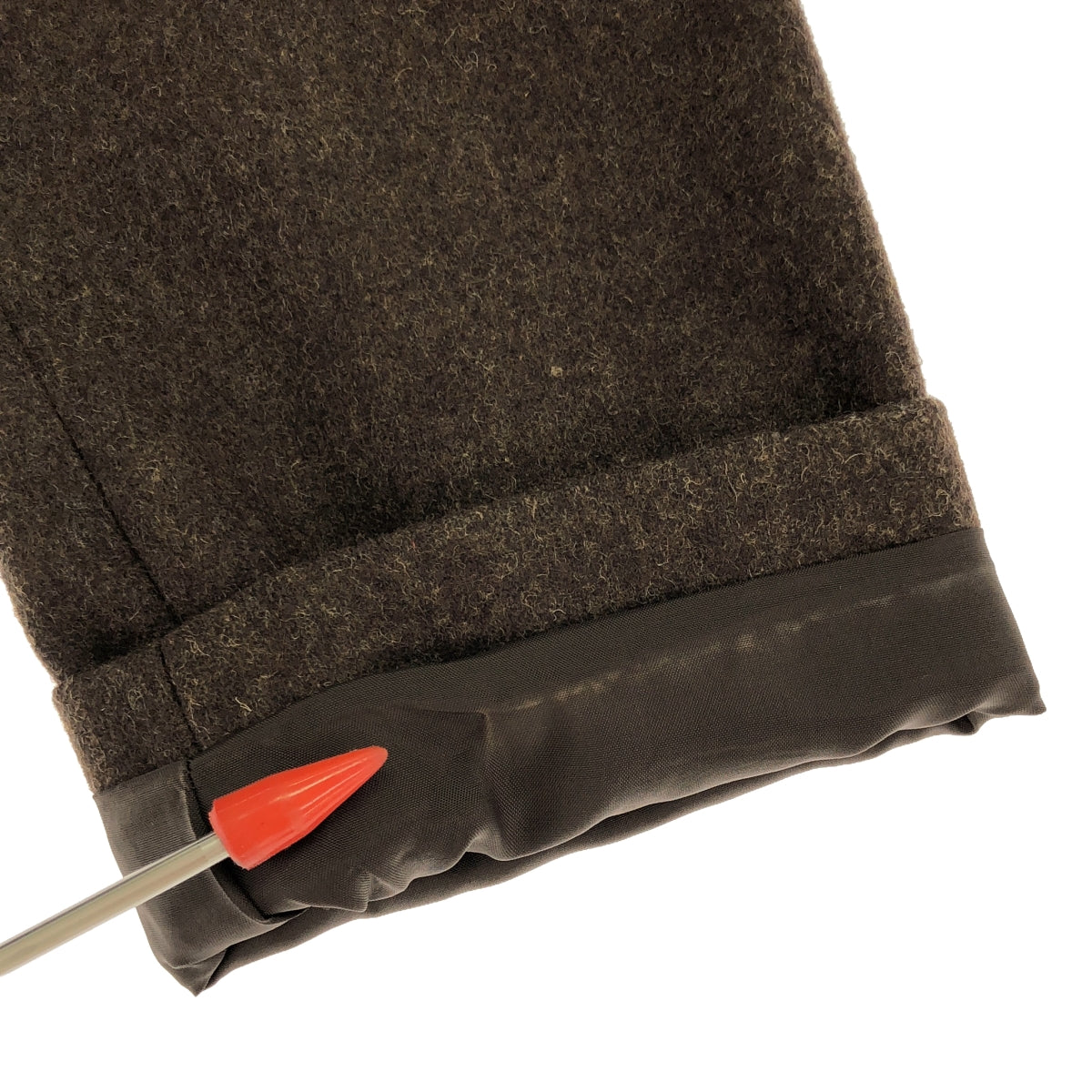 【美品】  atelier naruse / アトリエナルセ | wool kurumi button one-piece coat ワンピース コート | F | ブラウン | レディース